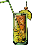 Bahama mama cocktail